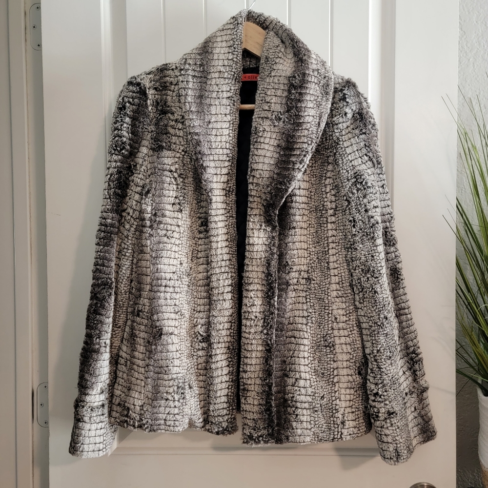Alice + Olivia Leana Faux Fur Jacket